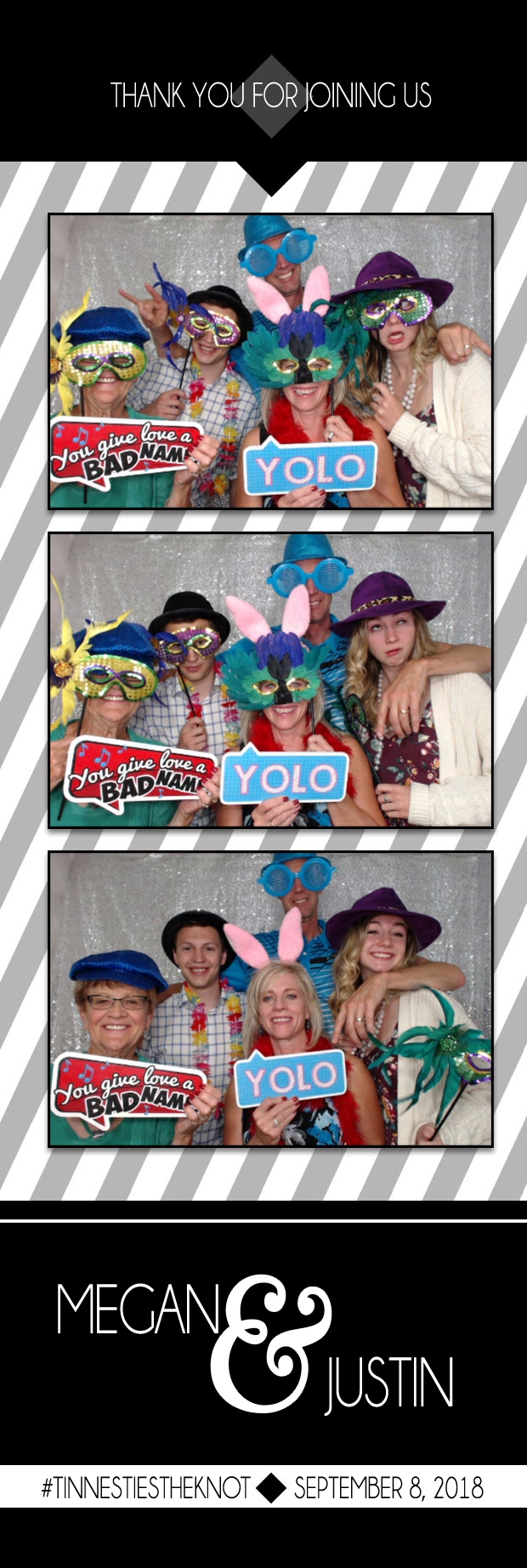 Megan and Justin's Wedding | View more photos from the event at gallery.photoboothbillings.com/u/PhotoBoothBillings/Megan-and-Justins-Wedding